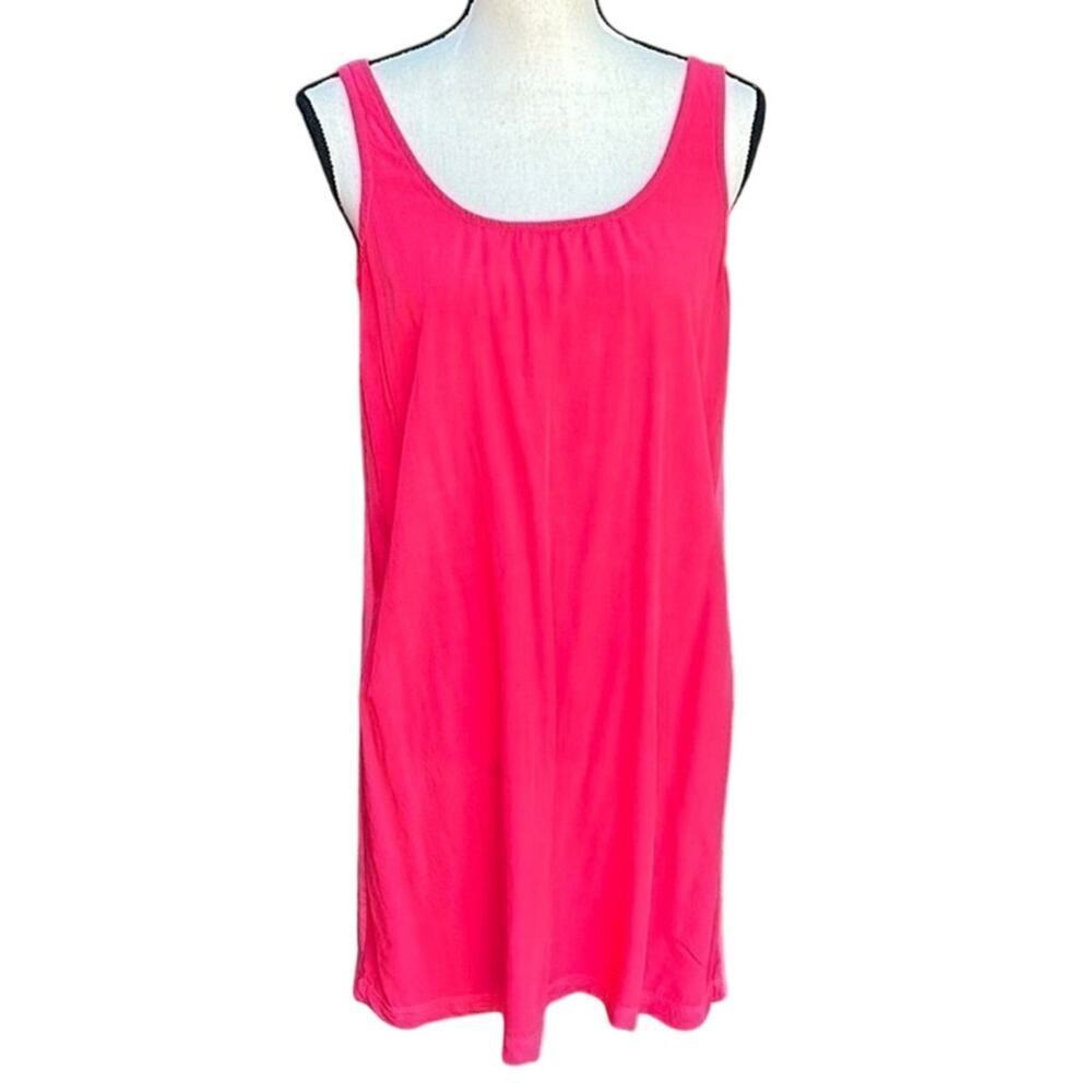 Splendid Hot Pink Two Tone Tank Mini Dress Women’s Small S 90s Style Barbiecore